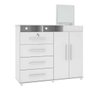 Cômoda Diamante New Branco – MiraRack Móveis - 1