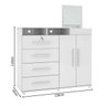 Cômoda Diamante New Branco – MiraRack Móveis - 5