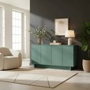 Ver imagem 1 de Buffet Aparador Atta 4 Portas Moderno 120cm Verde Jade