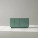 Ver imagem 3 de Buffet Aparador Atta 4 Portas Moderno 120cm Verde Jade