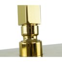 Ver imagem 4 de Ducha Chuveiro Inox Slim Dourado Teto 20x20 Quadrado Suporte Banheiro Area Externa Piscina Luxo