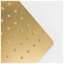 Ver mais imagens de Ducha Chuveiro Inox Slim Dourado Teto 20x20 Quadrado Suporte Banheiro Area Externa Piscina Luxo