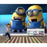 Papel de Parede 3D Minions 0010 - Adesivos de Parede - 1