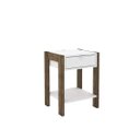 Ver imagem 3 de Mesa de Cabeceira 41cm com Tomada para Celular Az1016 Tecno Mobili - Nogal/branco