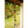 Horta Suspensa Vertical Madeira Reflorestada Vasos Coloridos de Plástico Reciclado - 7