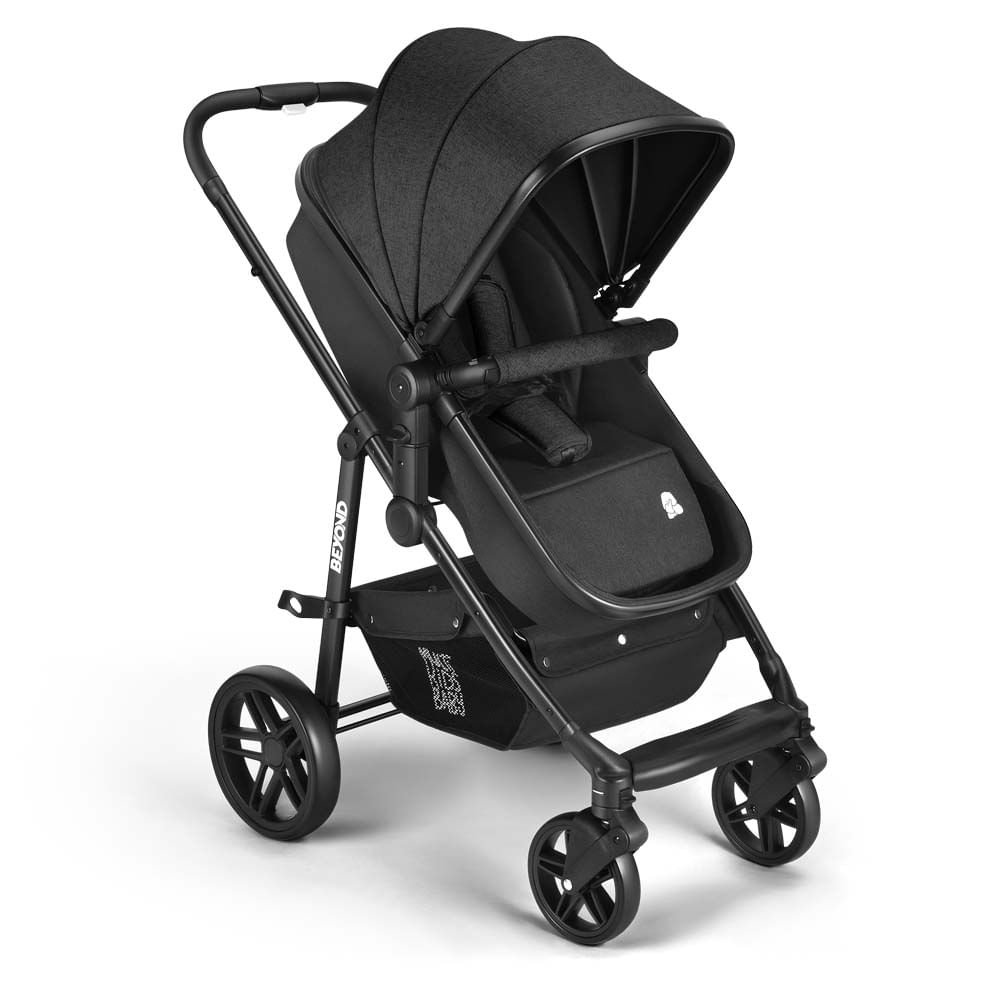 Carrinho de Bebê Passeio Beyond 2 em 1 Assento Moisés 0-15kg Preto Multikids Baby - Bb428out [reemba