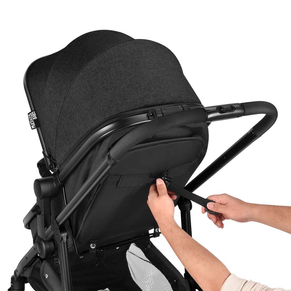 Carrinho de Bebê Passeio Beyond 2 em 1 Assento Moisés 0-15kg Preto Multikids Baby - Bb428out [reemba - 9