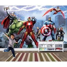 Papel de Parede para Quarto Infantil Super Heróis 0039 - 1