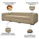 Ver imagem 3 de Sofá Decorativo Sala de Estar Duquesa 4 Lugares 280cm Couro Bege - Mozzelar