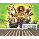 Ver imagem 1 de Papel de Parede Infantil Madagascar 0002