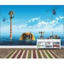 Ver imagem 1 de Papel de Parede Infantil Madagascar 0001