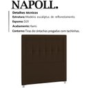 Ver imagem 3 de Cabeceira Solteiro 90 cm Napoll Veludo SL 942 Peer