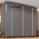 Ver imagem 5 de Guarda-Roupa Casal 6 Portas com Pés Monte Carlo Yescasa