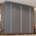 Ver imagem 1 de Guarda-Roupa Casal 6 Portas com Pés Monte Carlo Yescasa