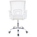 Ver imagem 4 de Cadeira de Escritório Secretária Base Cromada com Rodinha Fortt Lisboa