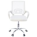 Ver imagem 2 de Cadeira de Escritório Secretária Base Cromada com Rodinha Fortt Lisboa