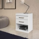 Ver imagem 5 de Mesa Cabeceira Plus Branco Brilho – Santos Andirá