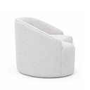 Ver imagem 4 de Sofá Curvo Dunas 2 Lugares 180cm Bouclé Cinza - Sallar Home