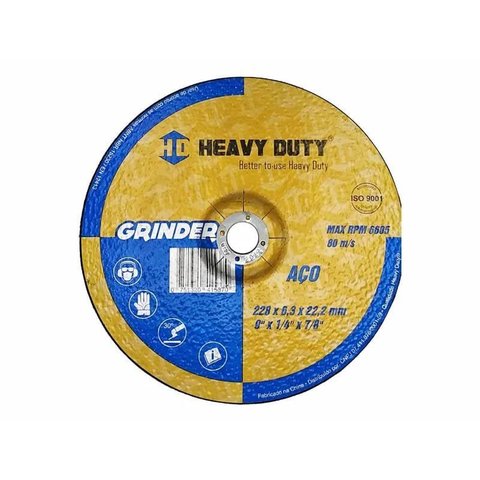 Disco de Desbaste 9x1/4x7/8 Heavy Duty