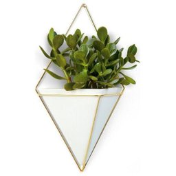 Vaso de parede Trigg Grande Branco - Umbra - 1