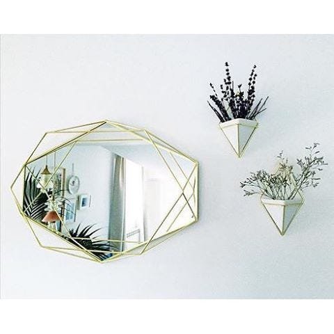 Espelho Prisma Dourado - Umbra - 4
