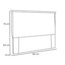 Ver imagem 3 de Cabeceira Garden Cama Box Solteiro 90Cm Café