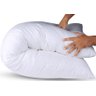 Travesseiro de Corpo Xuxao Gigante Minhocão Big Pillow Hug Antialérgico Duro Alto Macio 1,30 X 0,30 - 1
