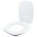 Ver imagem 2 de Assento Sanitário Almofadado Soft Close Stylus Branco para Vaso Celite