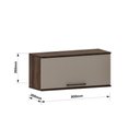 Ver imagem 3 de Armário Aéreo 80cm 1 Porta Basculante Luna Luciane Móveis