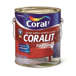 Coral Coralit Ultra Resistência Brilho 3,6 litros Cinza Escuro - 1