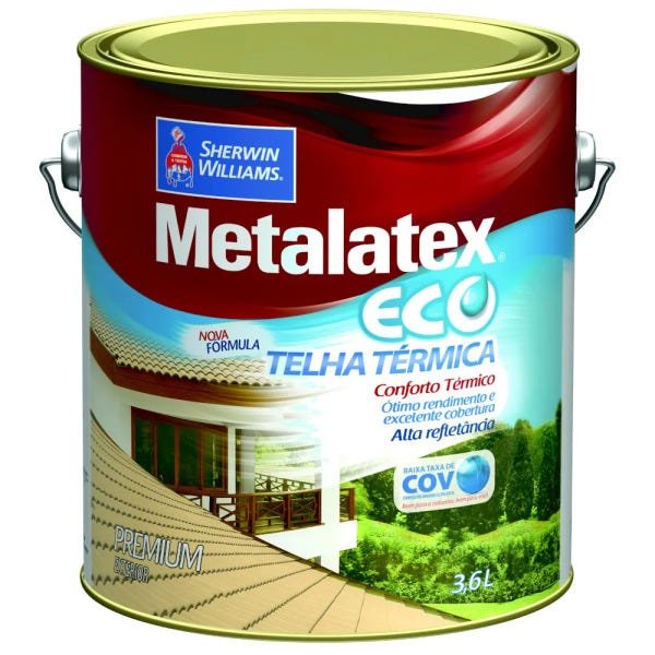 Metalatex Resina Acrílica Eco 3,6 litros Cerâmica Telha