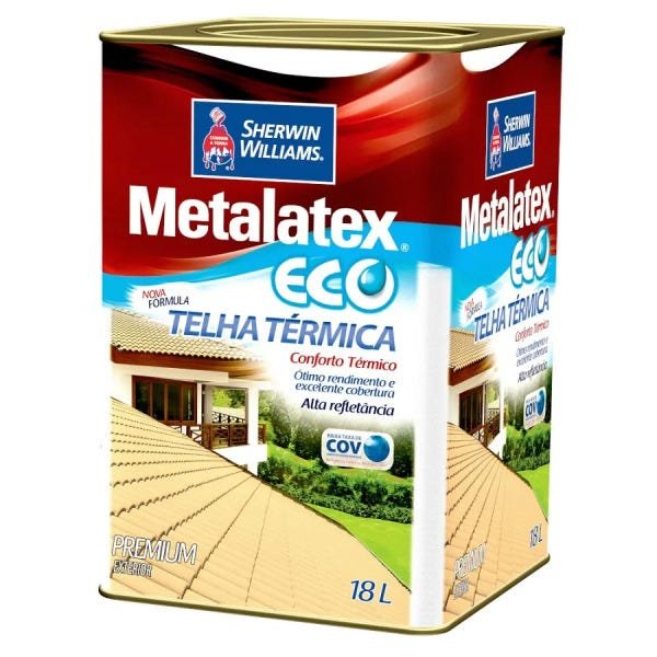 Metalatex Resina Acrílica Eco 18 Litros Branco | MadeiraMadeira