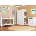 Ver imagem 5 de Quarto Infantil Doce Cheiro Completo Berço / Cômoda / Guarda-Roupa - Art In Móveis
