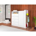 Ver imagem 6 de Quarto Infantil Doce Cheiro Completo Berço / Cômoda / Guarda-Roupa - Art In Móveis