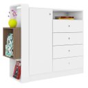 Ver imagem 2 de Quarto Infantil Doce Cheiro Completo Berço / Cômoda / Guarda-Roupa - Art In Móveis