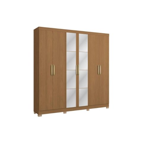 Guarda Roupa Casal 6 Portas c/Esp ARM013 Canela Kappesberg