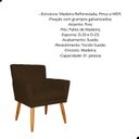 Ver imagem 2 de Kit 02 Poltrona Cecília em Suede Escritório Recepção