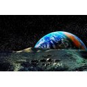 Ver imagem 2 de Papel De Parede 3D Universo 0017 - papel de parede paisagem