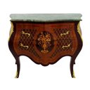 Ver imagem 3 de Cômoda Hall Roupeiro Frances Marchetado Florais Artesanal