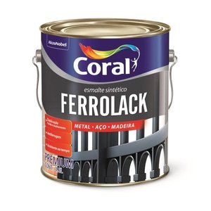 Coral Coralit Antiferrugem Ferrolack 3,6 litros Cinza