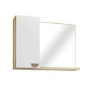 Ver imagem 2 de Armario Banheiro 60cm Tirare Suspenso Br -rv Kit Gaam