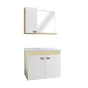 Ver imagem 1 de Armario Banheiro 60cm Tirare Suspenso Br -rv Kit Gaam