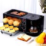 Máquina de Café da Manhã 3 em 1 Forno Frigideira Cafeteira 110v - 7
