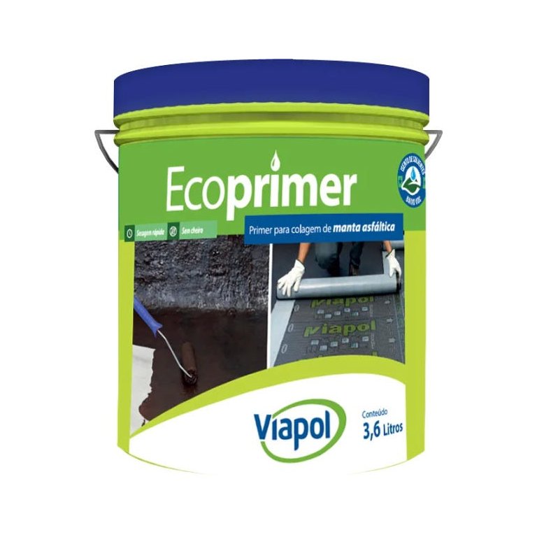 Ecoprimer Asfáltico 3,6 litros - Preto Preto