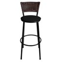 Ver imagem 2 de Banqueta Bistrô Aço Junco Hawaii Assento Preto