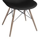 Ver imagem 4 de Kit Mesa Jantar Eames Eiffel 80cm + 4 Cadeiras Eames Eiffel - Preta