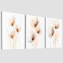 Ver imagem 4 de Quadro Decorativo Trio Flor Minimalista Elegância