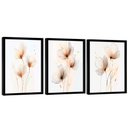 Ver imagem 3 de Quadro Decorativo Trio Flor Minimalista Elegância