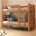 Ver imagem 2 de Beliche com Cama Auxiliar Jaspe Treliche Mdf Cor:nature