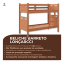 Ver imagem 2 de Beliche com Cama Auxiliar Jaspe Treliche Mdf Cor:nature
